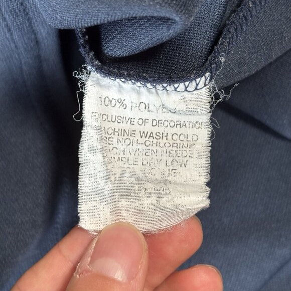 Vintage Dynasty New York Yankees Jersey Mens XL Blue MLB Baseball Sewn Logo NY - Picture 12 of 15